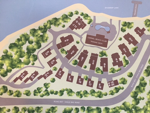 Carmel Beach Site Map